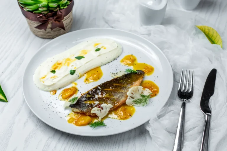 butter poached fish