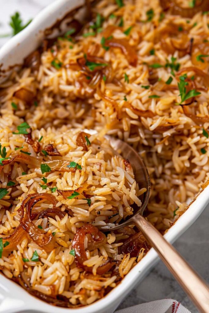 French Onion Rice