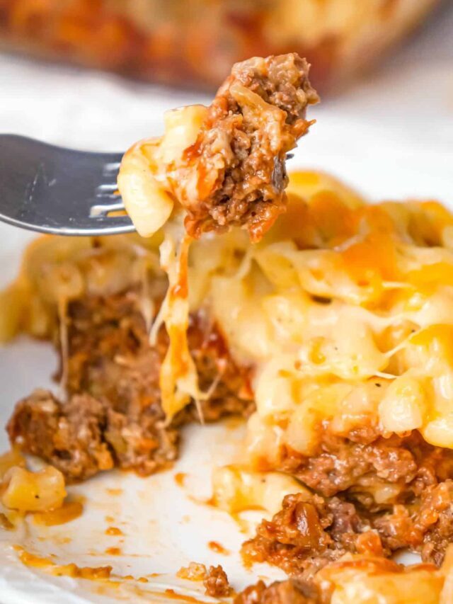 mac & cheese meatloaf casserole