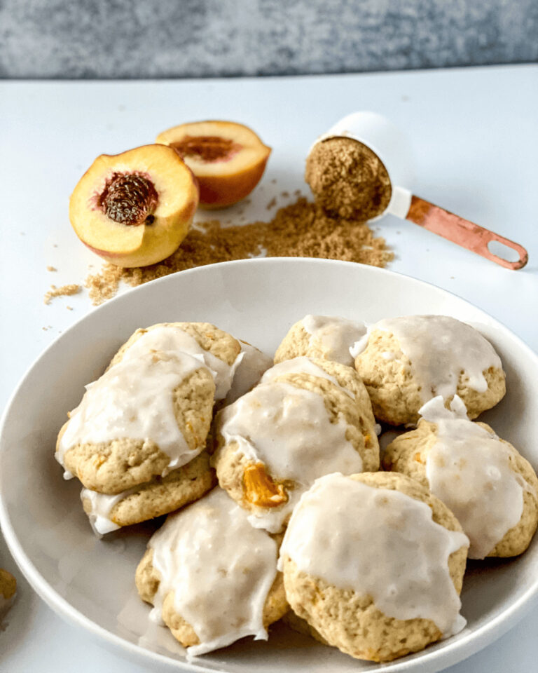 peach cobbler cookies