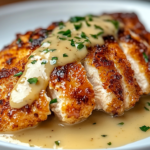 Crispy Parmesan Chicken with a Rich Garlic Sauce 3 Crispy Parmesan Chicken with a Rich Garlic Sauce