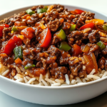 Best Beef and Pepper Rice Bowl Recipe 3 Beef and Pepper Rice Bowl is a quick and flavorful meal