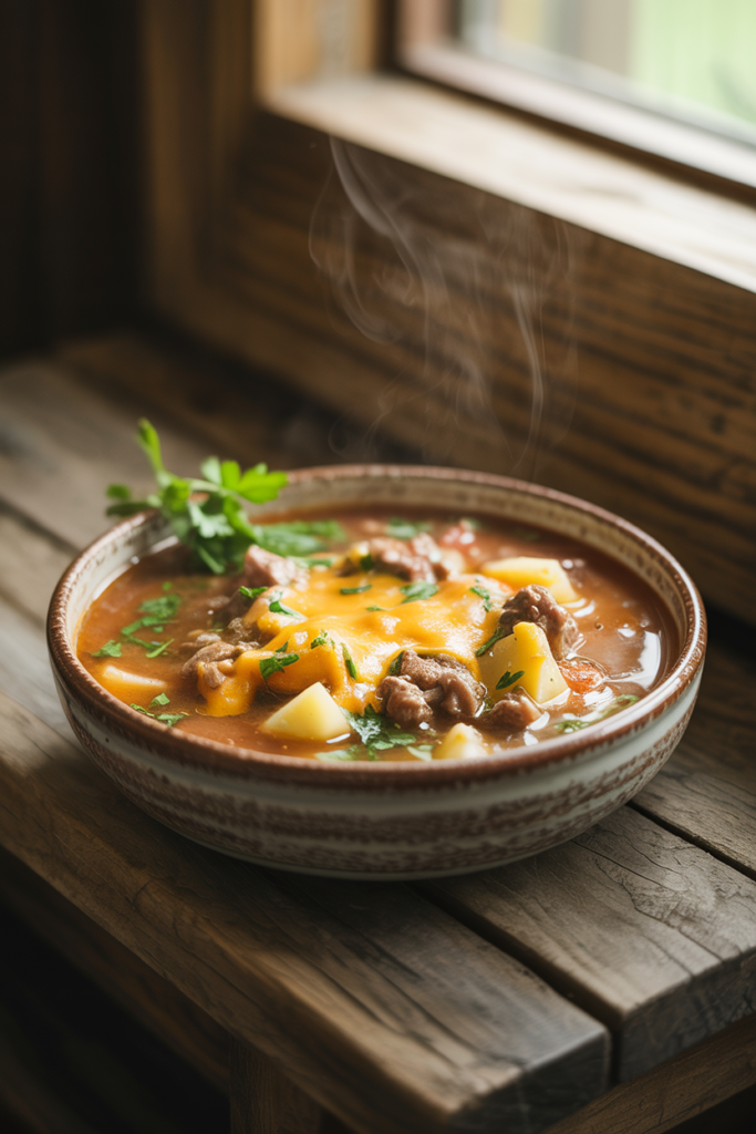 Hearty Hamburger Potato Soup: A Comforting Bowl of Creamy, Cheesy Goodness 3 MiHsKy5 Qu KAwD K32S w