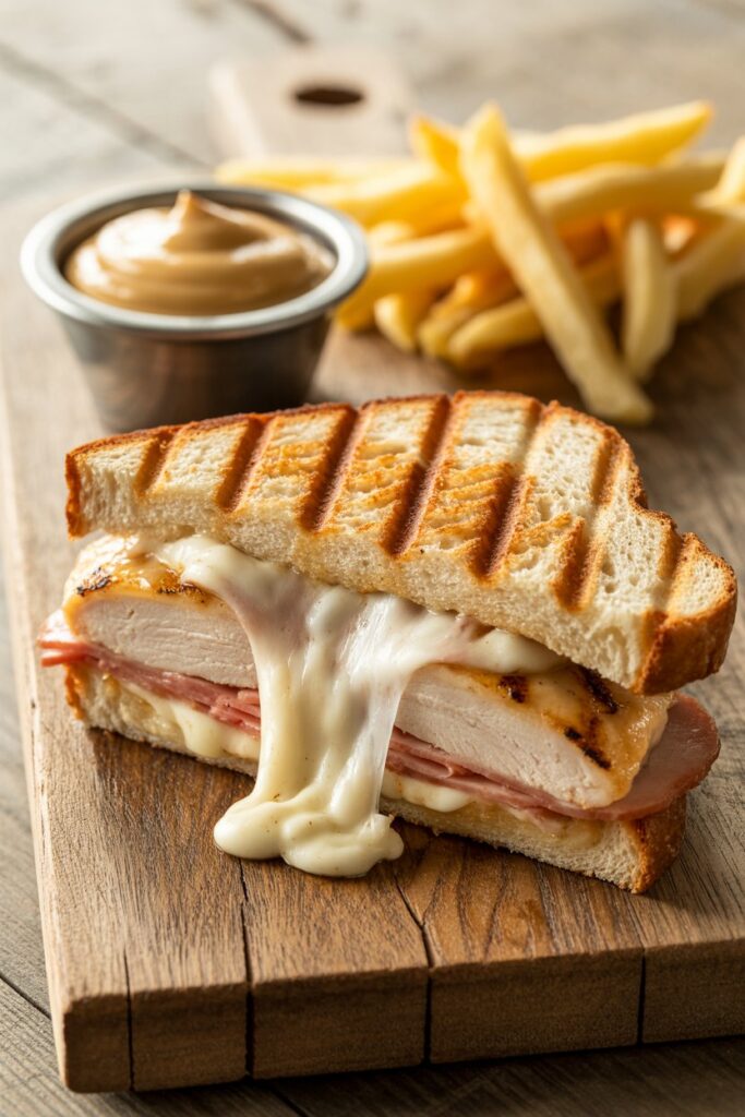 Grilled Chicken Cordon Bleu Sandwich – A Gourmet Classic with a Crispy Twist 3 Ubi0OzT2Q6eoPYhkqA2ziw