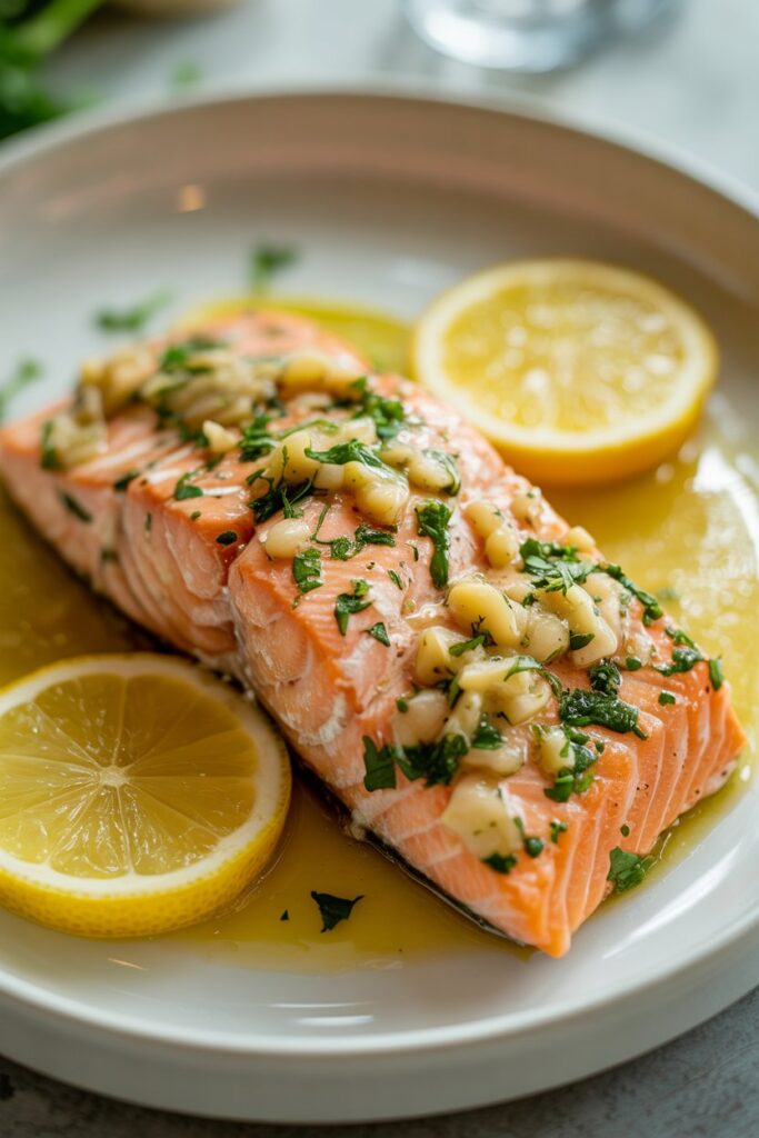 Salmon with Garlic Lemon Butter Sauce – A Restaurant-Quality Dinner at Home 1 9SiR OvRku071VClCuoeA