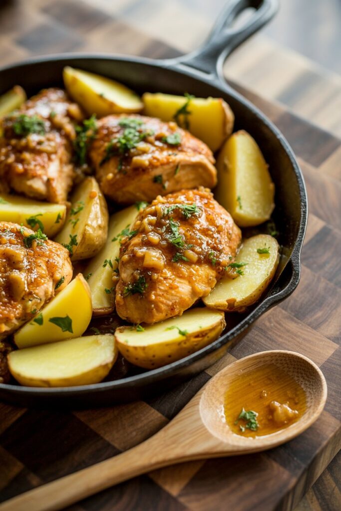 Garlic Butter Chicken and Potatoes Skillet – A One-Pan Weeknight Hero 1 C0AfM ytQLeO9YUCD2ItBw