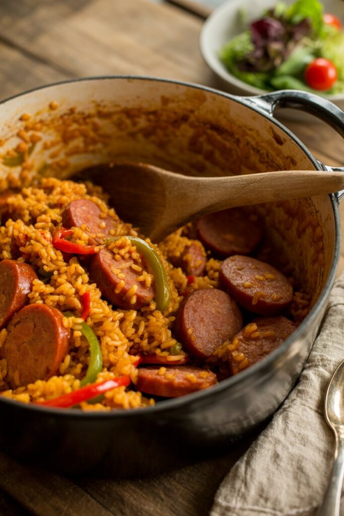 One Pot Sausage and Rice – A Comforting, Flavor-Packed Weeknight Meal 1 LbkS9jXdRLOHIpV67Nm77w