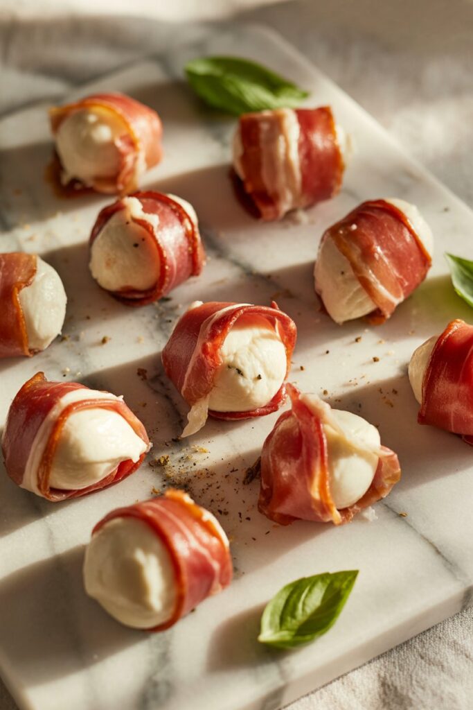 Prosciutto Wrapped Mozzarella Bites 1 Ukha HFxTqqaHwRNd2M Qw