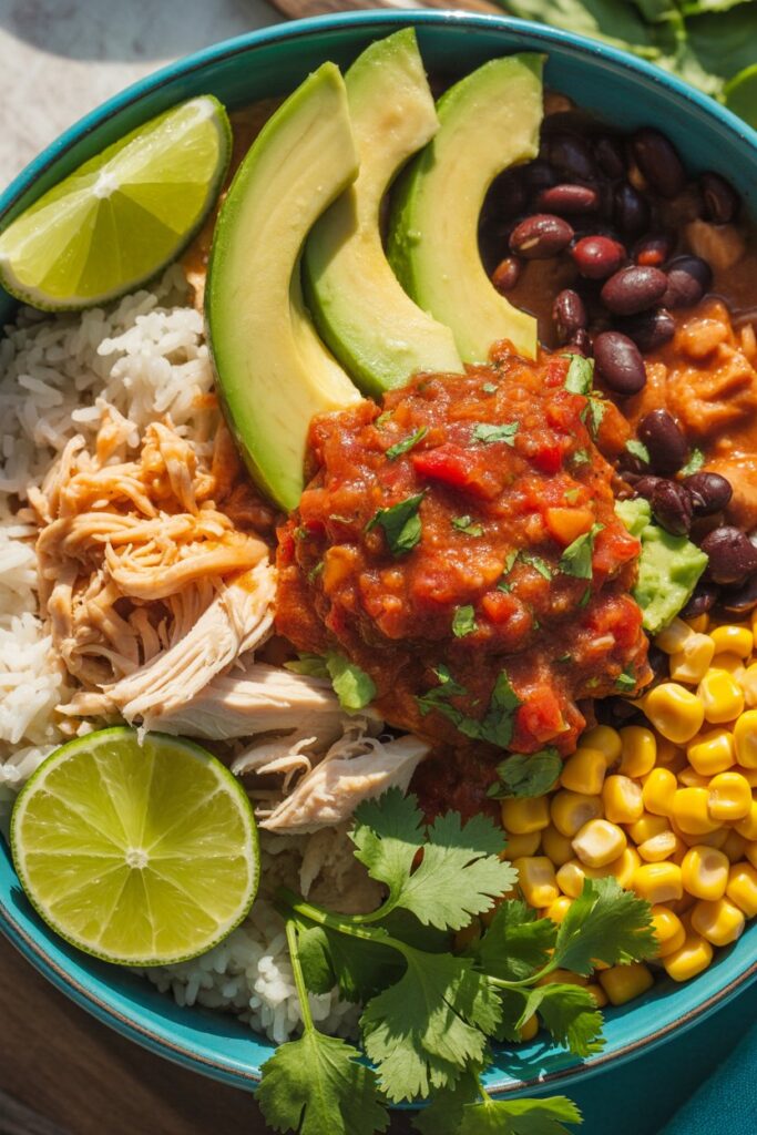 Slow Cooker Chicken Burrito Bowls 1 bfUzNZLAQ inVTTqSxYk2w
