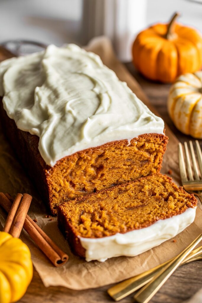 Pumpkin Bread with Cream Cheese Frosting – The Ultimate Fall Treat 1 ebjKrNhRTTS3Q8FgDEcL2g