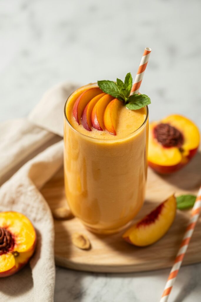 Peach Smoothie – Creamy, Refreshing, and Naturally Sweet! 1 iYD9F71vSVOq2pZlup3Veg 1
