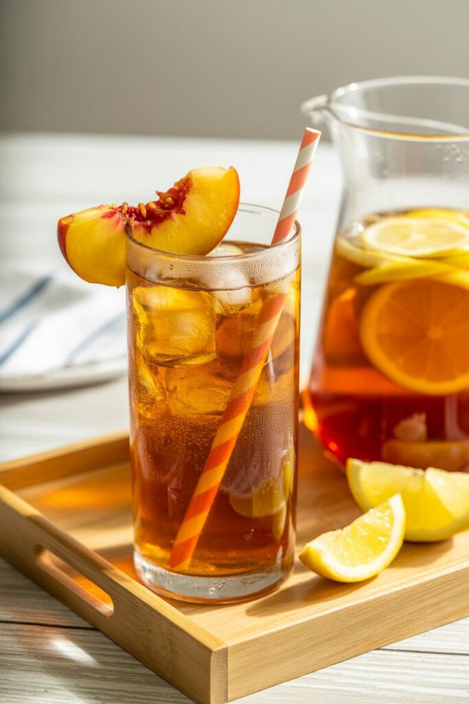 3-Ingredient Peach Iced Tea – Sweet, Simple & Summer-Ready! 1 u FyuvsuRqmWbbyzMeYV g