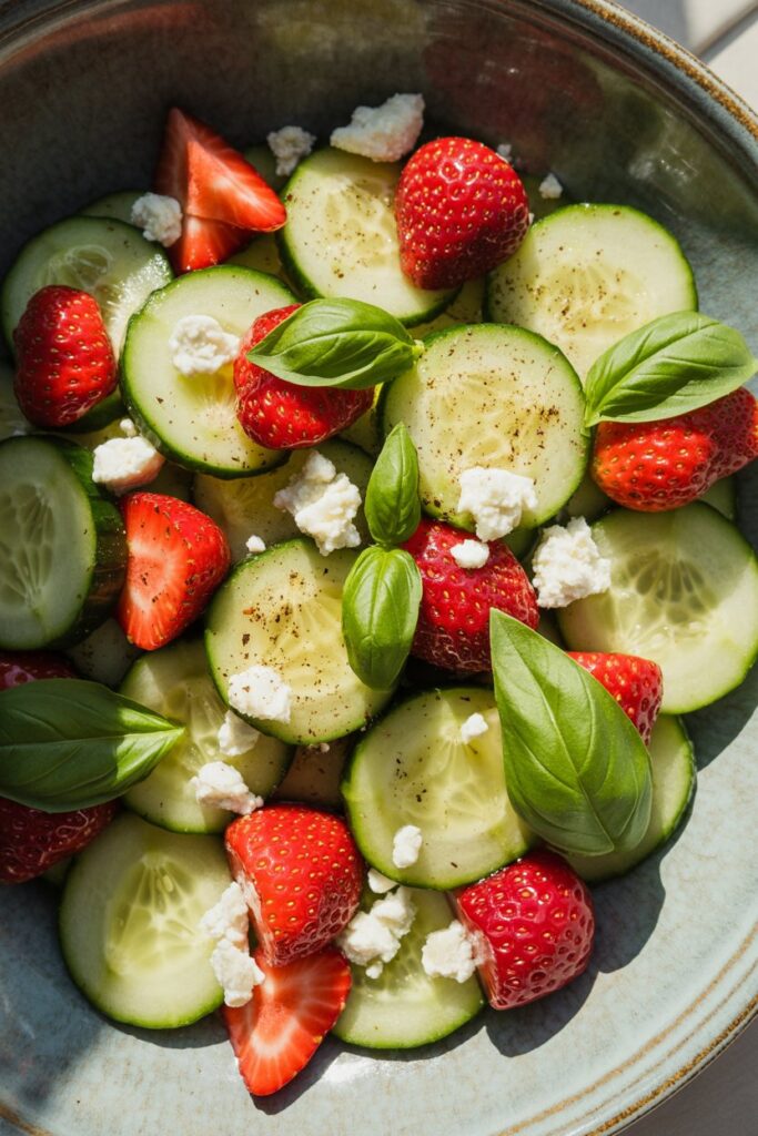 Refreshing Cucumber Strawberry Salad – Sweet, Crisp & Summery 1 vGE0LDXET2isuA3mA SsRQ
