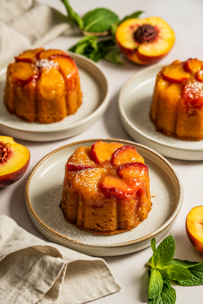 Peach Upside Down Mini Cakes – Sweet, Fruity & Perfectly Portion-Sized 1 JrqmglAoTi25A0ybeGhq0A