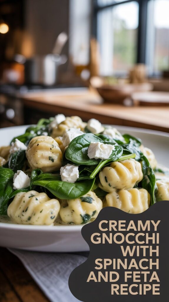 Creamy Gnocchi with Spinach and Feta Recipe | Healthy Dinner Inspiration 1 I8Q3xkbQQiyExUjKU1Y6ww